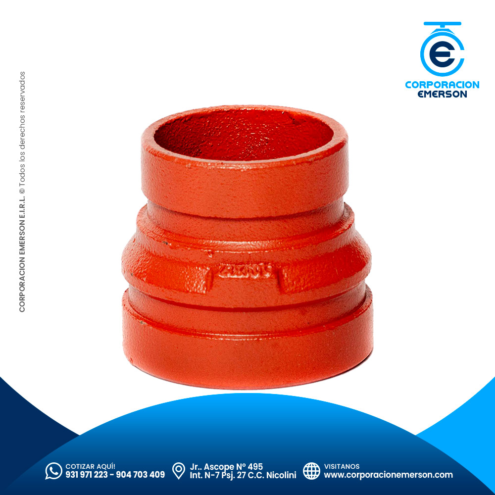 Reducción campana ranurado