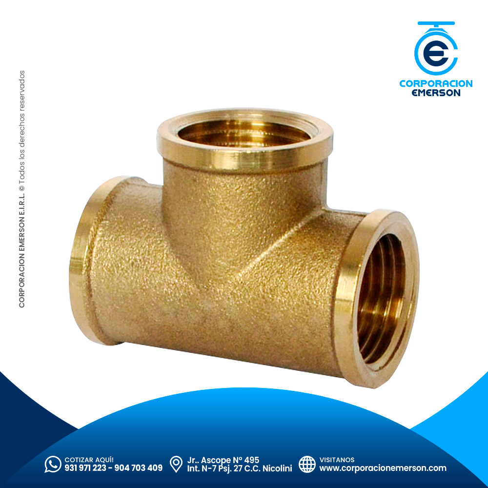 Tee de bronce liviano